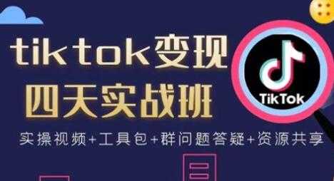 tiktok变现四天实战班视频：连怼技术+矩阵玩法赚,单账号月入2000美金-创业网