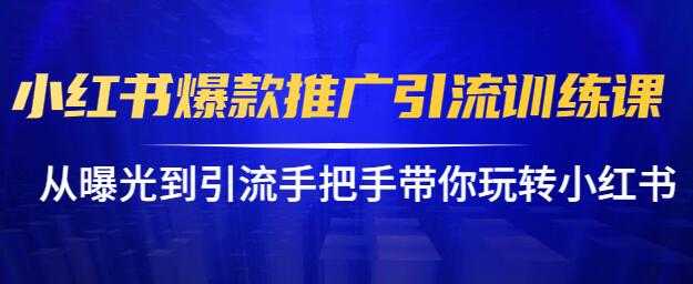 小红书怎么推广，小红书爆款推广引流训练课12.0，手把手带你玩转小红书-创业网