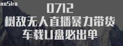 树敌‮习研‬社抖音无人直播暴力带货车载U盘必出单，单号单日产出300纯利润-创业网