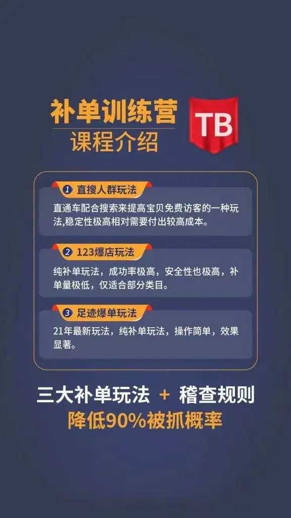 数据蛇淘宝2021最新三大补单玩法+稽查规则，降低90%被抓概率-创业网