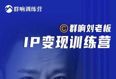 群响刘老板·IP变现训练营第6期：教你搞流量新姿势，IP打造获客私域经营-创业网