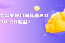 微头条副业项目训练营2.0：单号30-50收益！-创业网