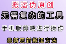 5月刚出来的最新：抖音+快手搬运技术，无需复杂工具，纯小白可操作-创业网