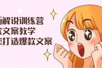 漫画解说训练营：爆款文案教学，教您打造爆款文案-创业网