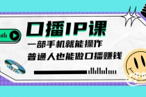 大予口播IP课：新手一部手机就能操作，普通人也能做口播赚钱-创业网