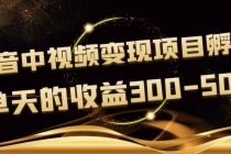 黄岛主《抖音中视频变现项目孵化》单天的收益300-500 操作简单粗暴-创业网