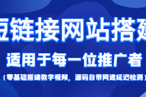 【综合精品】短链接网站搭建：适合每一位网络推广用户【搭建教程+源码】-创业网