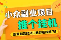 小众电脑流量精灵全自动挂机刷浏览量项目，日收益15+【永久脚本+详细教程】-创业网