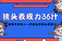 镜头表现力36计，做到像演员主持人这些职业的人一样，拥有极佳的镜头表现力-创业网