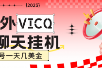 最新国外VICQ一对一视频无人直播自动聊天挂机 单号一天6-10美金(脚本+教程)-创业网