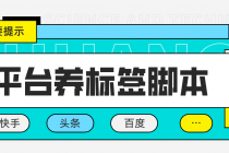 多平台养号养标签脚本，快速起号为你的账号打上标签【永久脚本+详细教程】-创业网