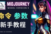 Midjourney新手入门教程，轻松创作顶级图像，命令参数-新手教程-创业网