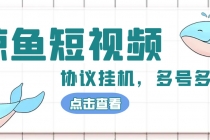 单号300+鲸鱼短视频协议全网首发 多号无限做号独家项目打金(多号协议+教程)-创业网