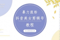 抖音快手暴力涨粉美女混剪视频教程 百分百过原创图片教程 附带违规申诉方法-创业网