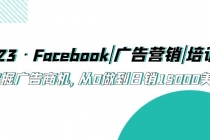 2023·Facebook|广告营销|培训班，挖掘广告商机，从0做到日销15000美金-创业网