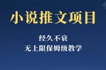 经久不衰的小说推文项目，单号月5-8k，保姆级教程，纯小白都能操作-创业网