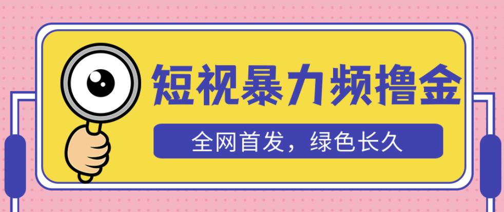 外面收费1680的短视频暴力撸金，日入300+长期可做，赠自动收款平台-创业网