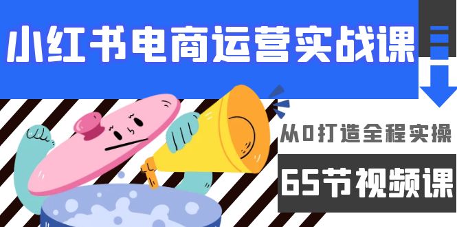 小红书电商运营实战课，​从0打造全程实操-创业网