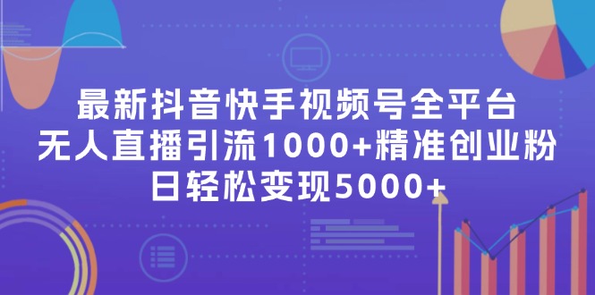 最新抖音快手视频号全平台无人直播引流1000+精准创业粉，日轻松变现5000+-创业网