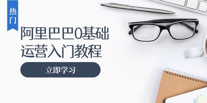 阿里巴巴运营零基础入门教程：涵盖开店、运营、推广，快速成为电商高手-创业网